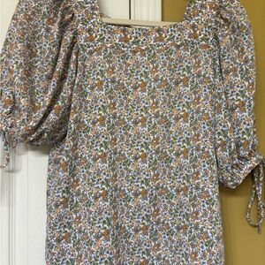 Ann Taylor Multicolor Floral Blouse